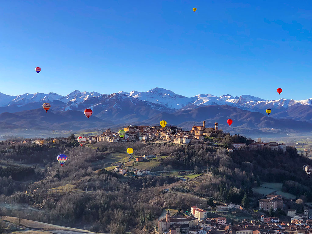 giro in mongolfiera